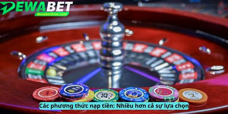 Các phương thức nạp tiền