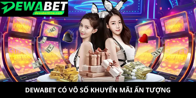 DEWABET có vô số khuyến mãi ấn tượng