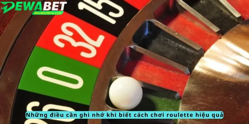 Những điều cần ghi nhớ