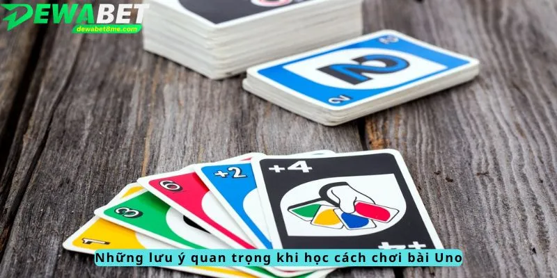 Những lưu ý quan trọng
