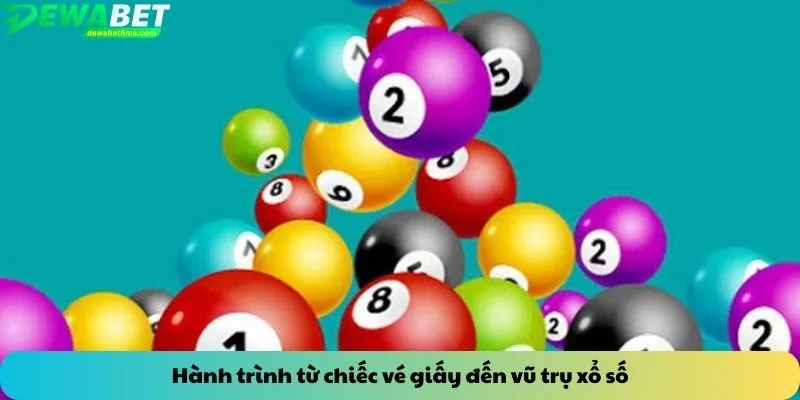 Hành trình từ chiếc vé giấy đến vũ trụ xổ số